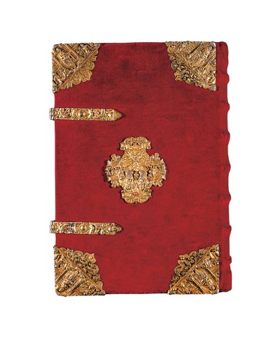 Encadernação do Livro de Horas de Rothschild, Ghent ou Bruges, c.1505 de Flemish School