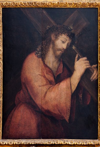 Cristo e a Cruz de Flemish School