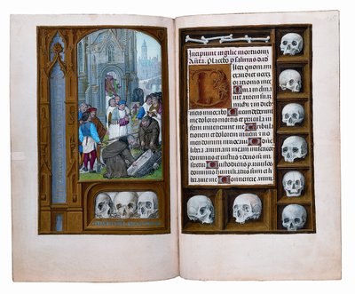 Fólios do Livro de Horas de Rothschild, Ghent ou Bruges, c.1505 de Flemish School
