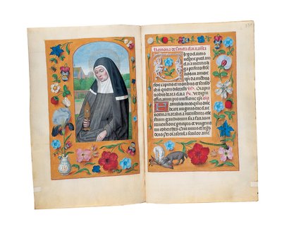 Fólios do Livro de Horas de Rothschild, Ghent ou Bruges, c.1505 de Flemish School