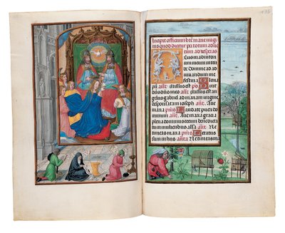 Fólios do Livro de Horas de Rothschild, Ghent ou Bruges, c.1505 de Flemish School