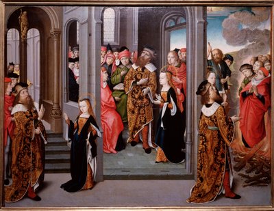 Martírio de Santa Agnese de Roma, na Piazza Navona (Pintura de Flemish School