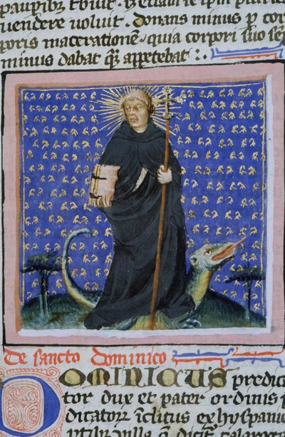 Sra. Gen 1111 Página da Legenda Aurea, Bruges, c.1400-10 de Flemish School