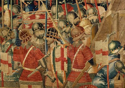 Museu Paroquial de tapeçarias (Museo Parroquial de Tapices de Pastrana). Tapeçaria flamenga. Cercadura de Arcila (El cerco de Arcila, De omsingeling van Arzila). Série Conquistas do rei Afonso I de Portugal (Conquistas de Alfonso V de Portugal). Tournai. de Flemish School