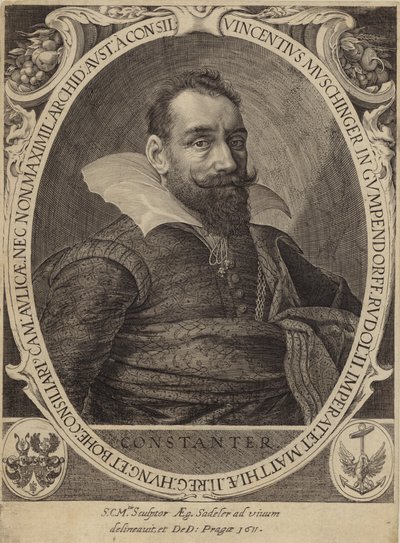 Retrato de Vincent Muschinger de Gumpendorff de Flemish School