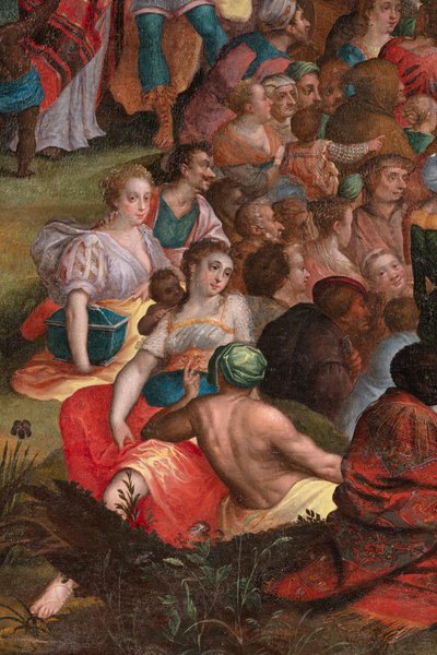 A pregação de João no deserto de Flemish School