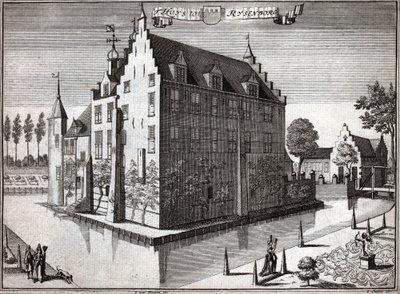 Castelo de Rijsenburg. (gravura de Flemish School