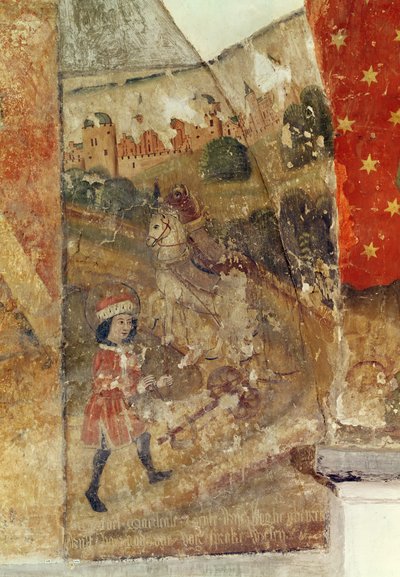 São Guido, mural da cripta, c.1480-1540 de Flemish School