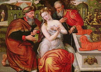 Susanna e os Anciãos de Flemish School