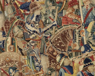 Tapeçaria mostrando as Conquistas do rei Alfonso V de Portugal de Flemish School