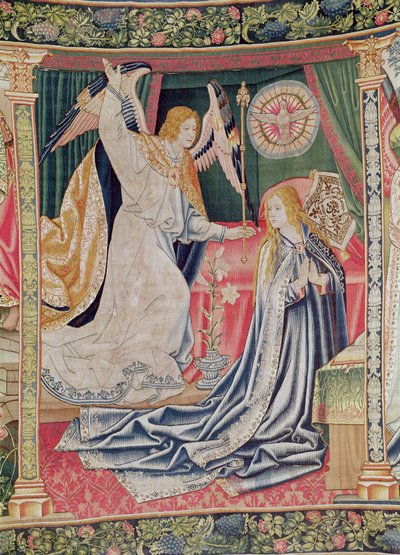 A Anunciação, Workshop de Bruxelas, c.1510 de Flemish School