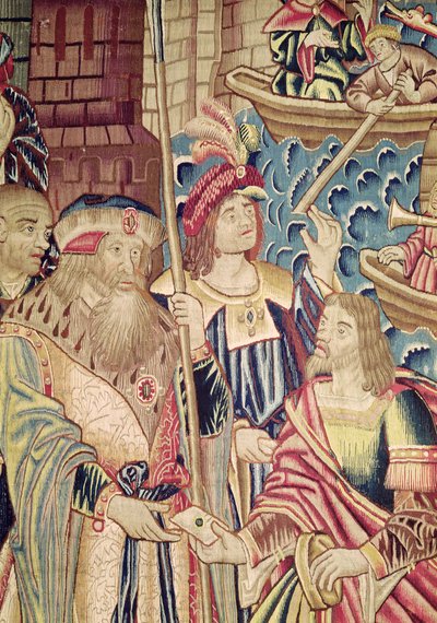 A chegada de Vasco da Gama de Flemish School