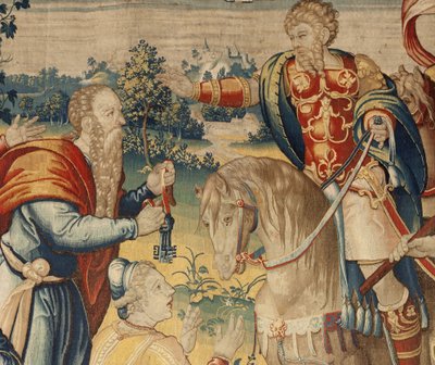 A História de Hannibal, c.1570 (tapeçaria) de Flemish School