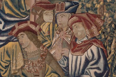 Tapeçaria A Redenção do Homem (têxtil) de Flemish School