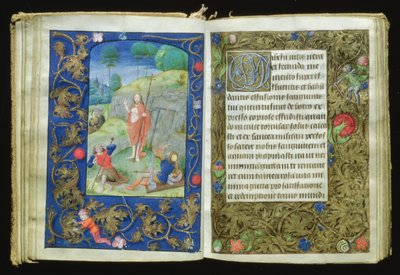 A ressurreição, em miniatura do livro de orações de Stafford de Flemish School