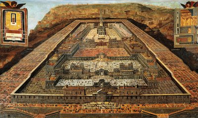 O Templo de Salomão de Flemish School