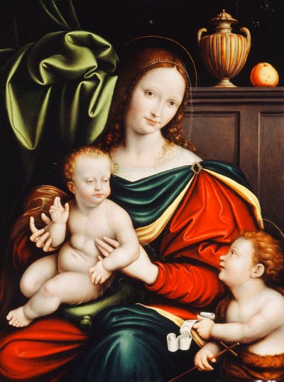 A Virgem e o Menino, de Flemish School
