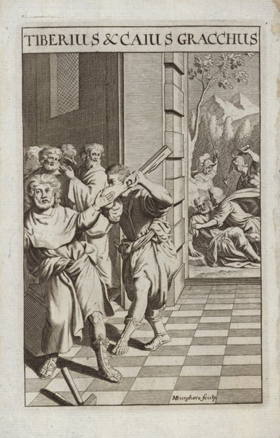 Tibério e Caio Graco de Flemish School