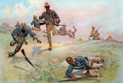 Tropa C, Nona Cavalaria dos EUA, Capitão, Liderando a Carga em San Juan de Fletcher C. Ransom