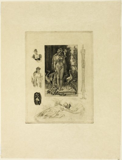 Um documento sobre a impotência do amor de Félicien Rops