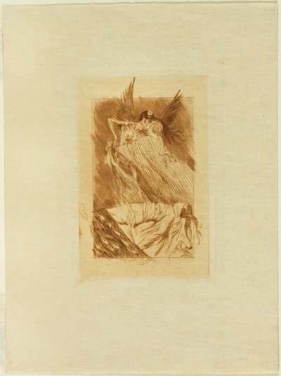Frontispício para The Dead Kisses de Félicien Rops