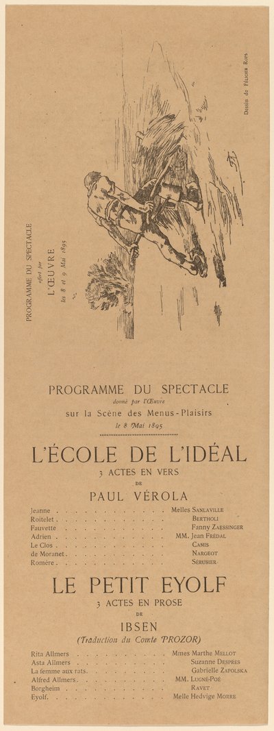 A Escola do Ideal, Le Petit Eyolf, 1895. de Félicien Rops