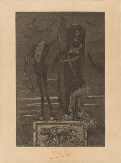 O Vício Supremo: Frontispício de Félicien Rops