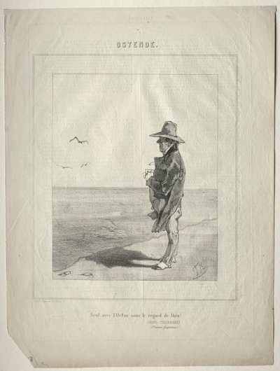 Ostend. Sozinho com lócus sob o olhar de Deus! de Félicien Rops