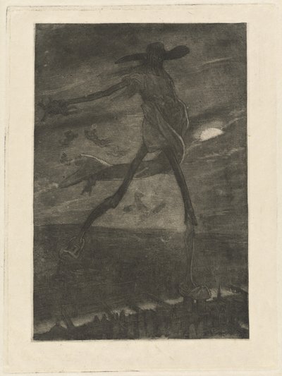 Satanás Semeando Tara de Félicien Rops