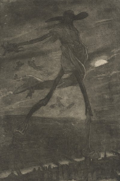 Satanás semeando o joio Satanás semeando o joio. de Félicien Rops