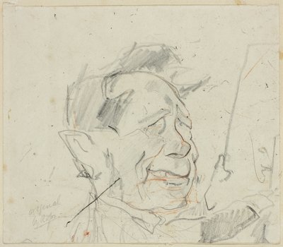 Esboço de Ferdinand Marinus de Félicien Rops