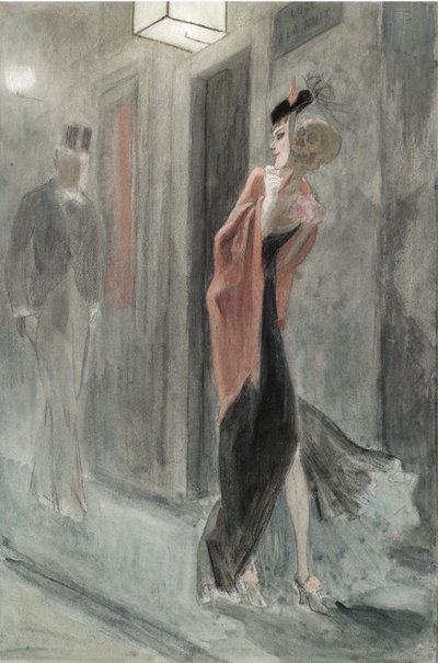Esquina da rua, quatro da manhã Parodie humaine de Félicien Rops