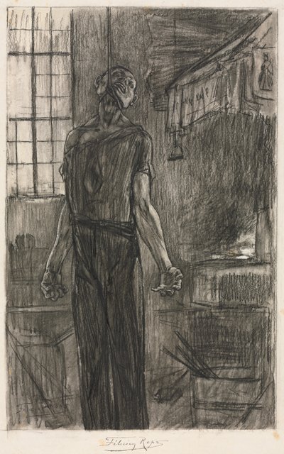 O enforcado na forja de Félicien Rops