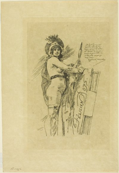 A musa de Félicien Rops de Félicien Rops