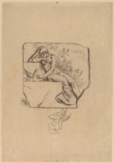 O Pardal de Lesbie de Félicien Rops