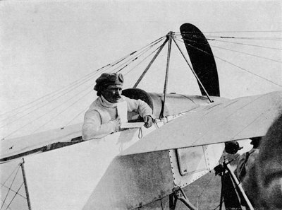 Circuito da corrida aérea britânica: Jules Vedrines em Shoreham Control, Sussex, 1911 1933. de Flight Photo