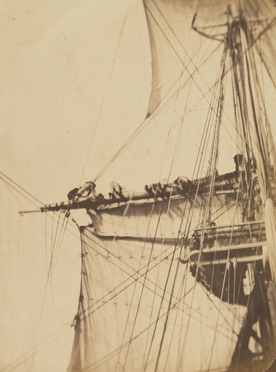 Cheirando a bordo do Astrée, 1871. de Félix Auguste Leclerc