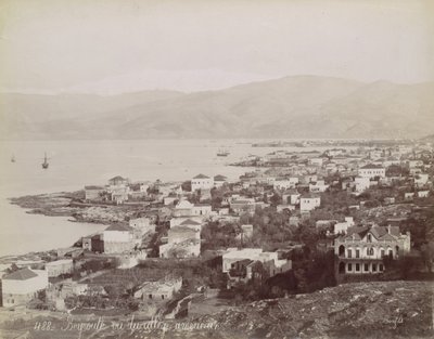 Beirute. Visto do American College, ca. 1870. de Félix Bonfils