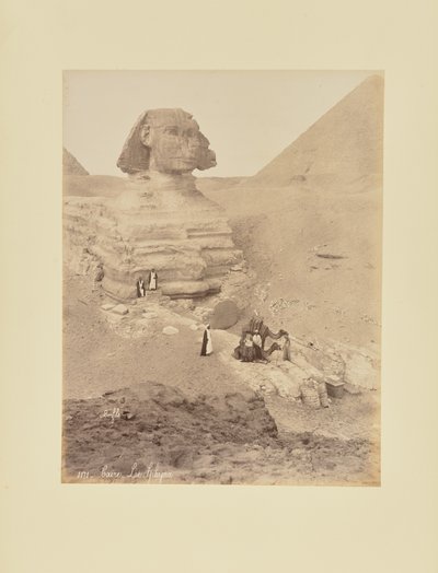 Cairo - Le Sphynx de Félix Bonfils