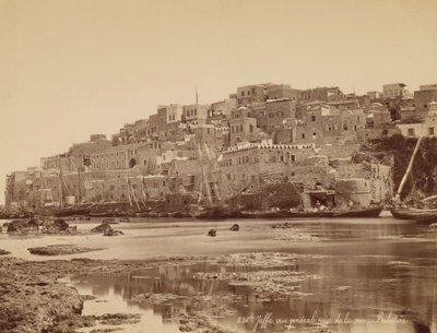 Jaffa, Visão Geral Tirada do Mar - Palestina de Félix Bonfils
