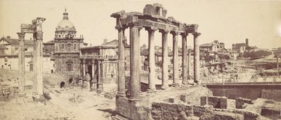 [Fórum Romano], c. década de 1870. de Félix Bonfils