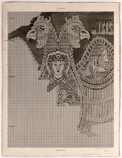 Desenhos Esquemáticos da Seda Buyid (1962.264) de Félix Guichert