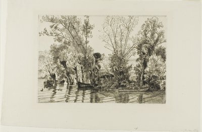 Os Salgueiros de Mottiaux de Félix Henri Bracquemond