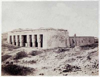 Dendera, Egito, c.1850 (foto) de Félix Teynard