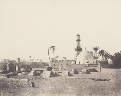 Souâdj, Cemitério Muçulmano e Túmulo de Mouràd-Bey, 1851-52, impresso em 1853-54. de Félix Teynard