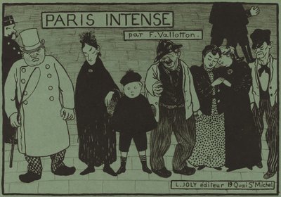 Capa do álbum "Paris Intense" de Félix Vallotton
