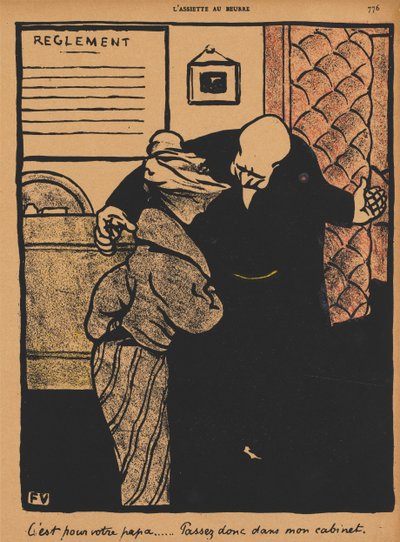 Crimes e Castigos XIX, 776: É sobre seu pai de Félix Vallotton