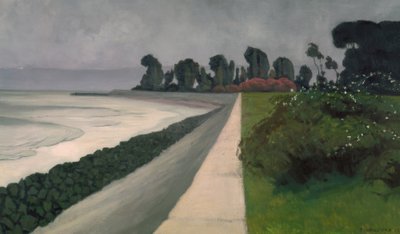 O mar em Honfleur de Félix Vallotton