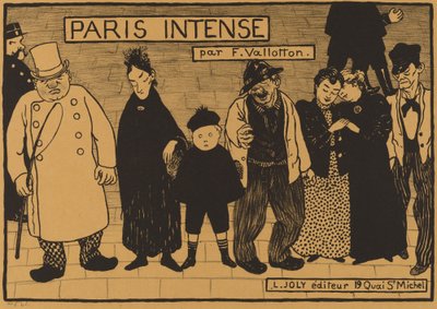 Frontispício de "Paris Intense" de Félix Vallotton