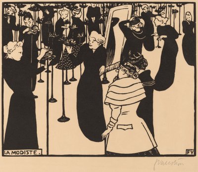 O chapeleiro de Félix Vallotton